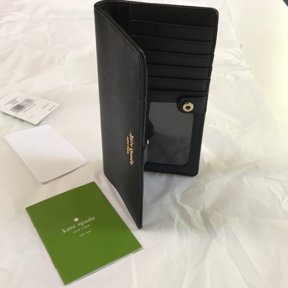 ♠️ Kate Spade Cameron Black Snap Wallet ♠️ - Picture 8 of 8